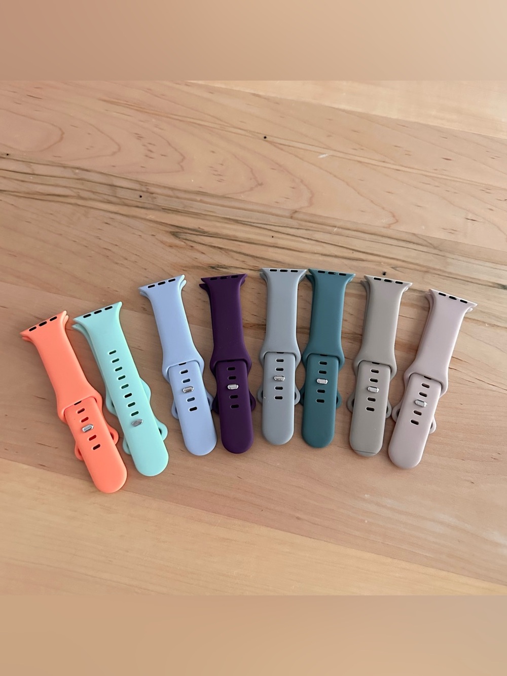 8 Apple watch silicone bands S/M 38mm/40mm/41mm/42m